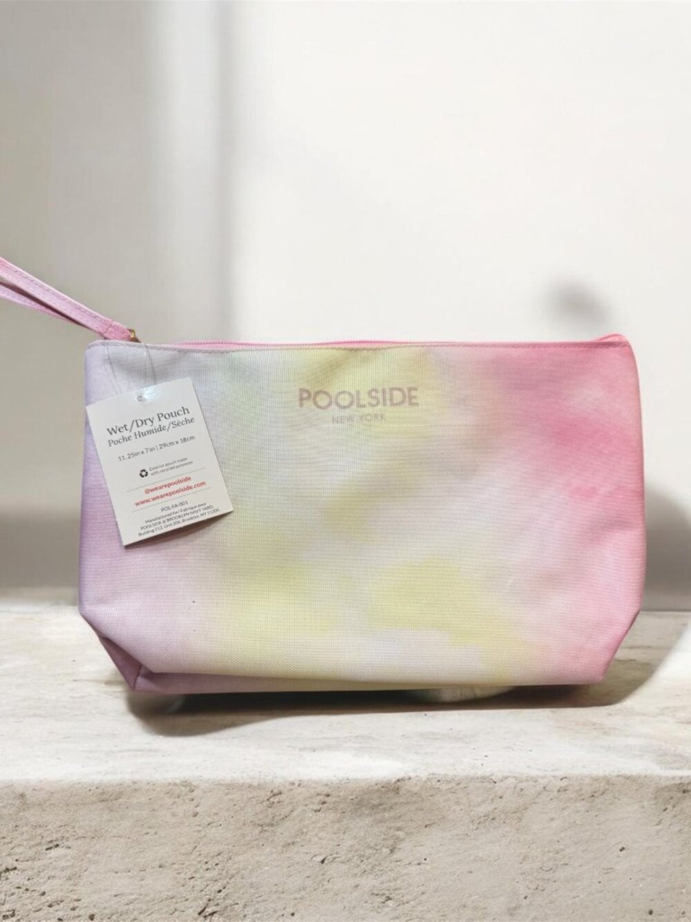 Poolside New York Wet/Dry Pouch (11.25x7") - Multicolor NWT